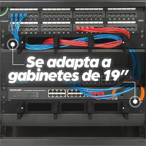 Intellinet Paso de cables arillos