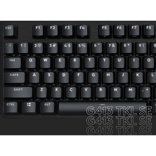 Logitech G413 - Vista superior teclas retroiluminadas