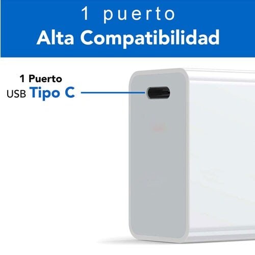 BRobotix BROBOTIX CARGADOR 20W CARGA RPIDA USB-TIPO C V3.0 BLANCO - imagen 3