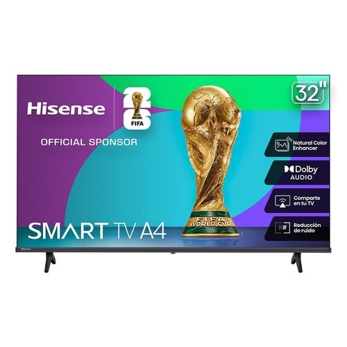 Pantalla Hisense 32 pulgadas LED, VIDAA TV, HD, 60Hz