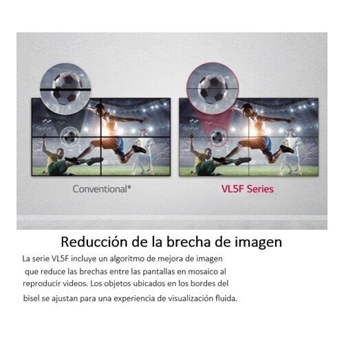 VIDEOWALL LG 49INC 500 NITS BEZEL 2.25MM - Vista trasera