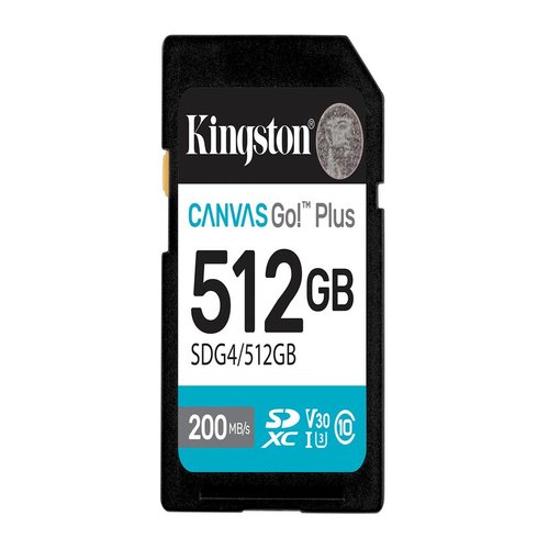 Kingston Canvas Go Plus 512GB SDG4/512GB
