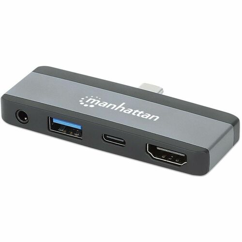 Manhattan DOCKING USB-C 4 PTOS HDMI USB -A 3.5MM USB-C PD SIN CABLE