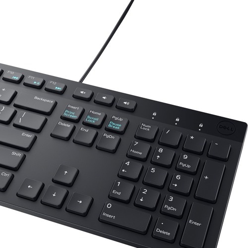 Teclado Dell KB216 vista posterior