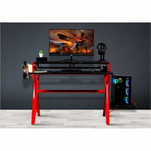 Naceb Escritorio Gaming NA0646 Rojo/Negro