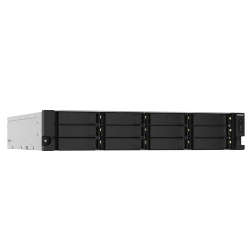 QNAP NAS QNAP RACK 12 SLOTS 2PSU 4 GB RAM EXP+512MB FLASH PROC ARM C - imagen 2