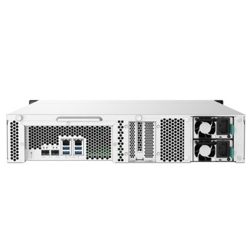 QNAP NAS QNAP RACK 12 SLOTS 2PSU 4 GB RAM EXP+512MB FLASH PROC ARM C - imagen 4
