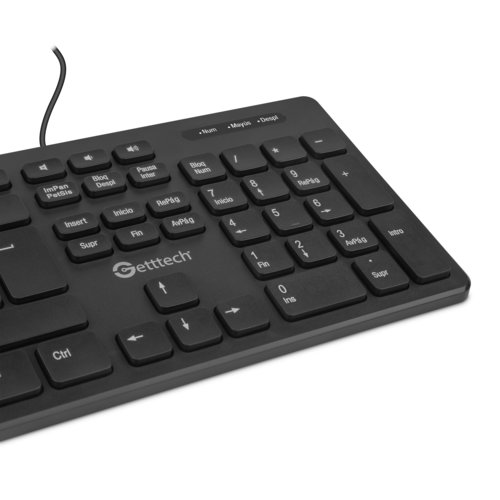 Teclado Getttech caja
