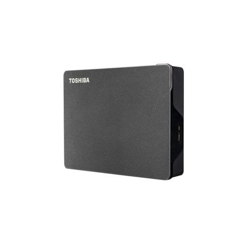 Toshiba Canvio Gaming Negro 4TB - Vista lateral