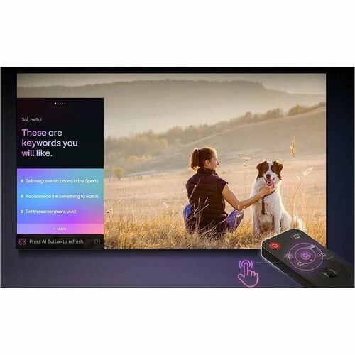 Smart LED-LCD TV 2025 LG UA75 50UA7500PSA 127cm - 4K UHDTV - Negro