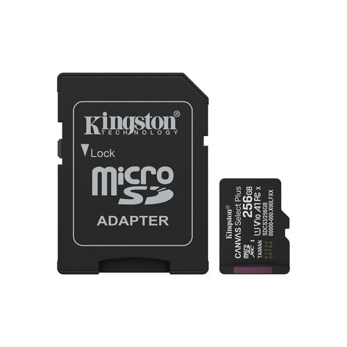 Kingston Tarjeta MicroSD Canvas Select Plus Gen3 256GB