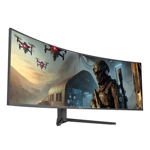 Monitor LED XZEAL XZMO491B 49 pulgadas curva 5K UHD