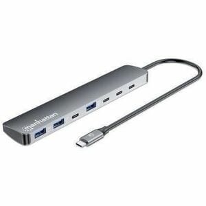 Manhattan HUB USB-C V3.2 3 PTOS A 3 PTOS C PD