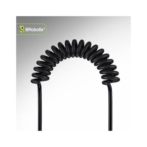 BROBOTIX Cable HDMI en Espiral - Conexión angular