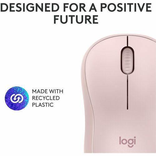 Mouse Logitech M240 Rosa - Empaque