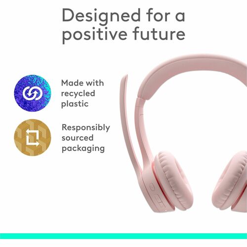 Logitech Zone 300 Rosa - Micrófono