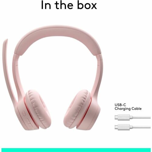 Logitech Zone 300 Rosa - Vista posterior