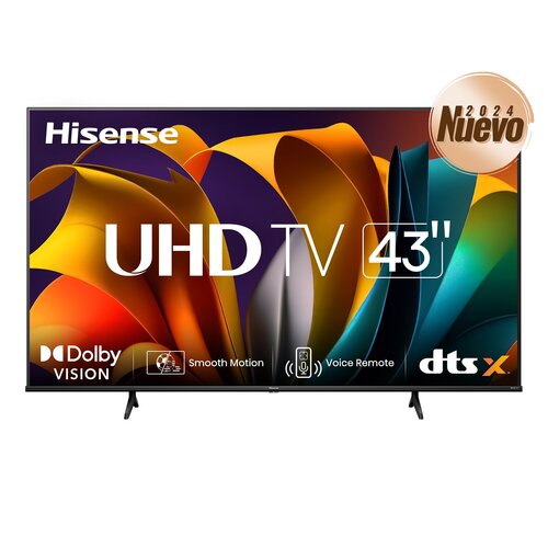 Hisense 43A65NV diseño y conectividad