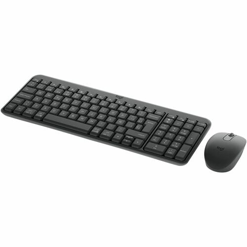 Logitech MK250 teclado y ratón vista de cerca