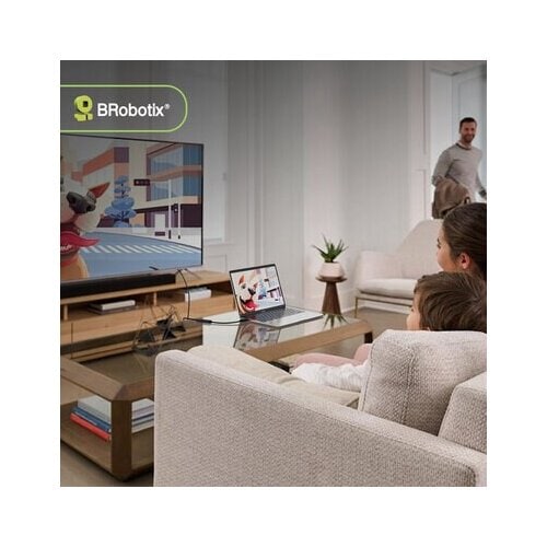 BRobotix DisplayPort a HDMI - Conectado