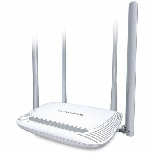 Detalle de los puertos Ethernet y antenas
