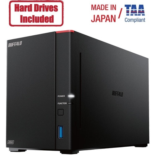 Buffalo LinkStation 720D NAS 4TB - Vista frontal del dispositivo