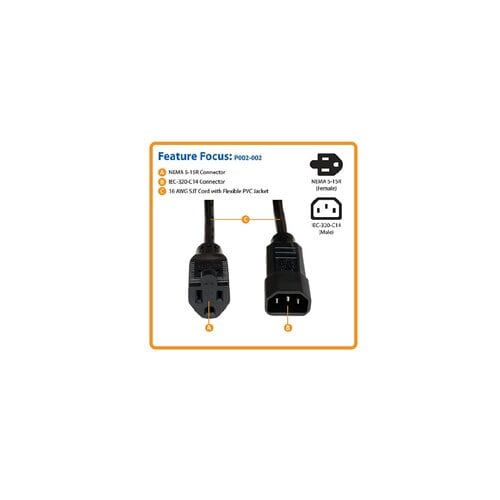 Tripp Lite Cable Alimentación empaque