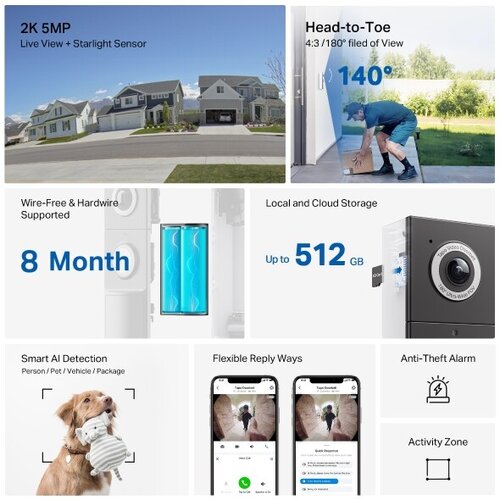 Tp-link TAPO VIDEO DOORBELL CAMERA - imagen 3