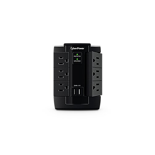 Supresor CyberPower P600WSURC1 vista frontal