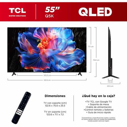 TCL Q5K puertos