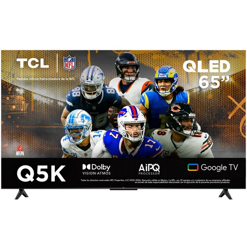 TCL 65 pulgadas QLED vista lateral