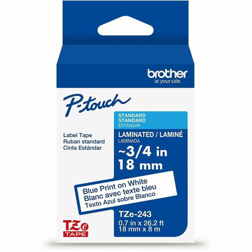Cinta laminada Brother TZe