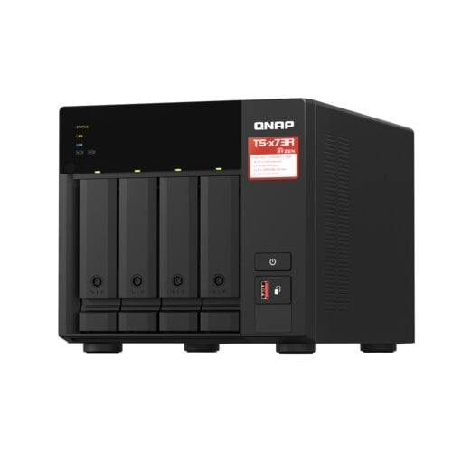 QNAP NAS QNAP TOWER 4 SLOTS 8GB RAM EXP5GB FLASH PROC AMD RYZENTS-