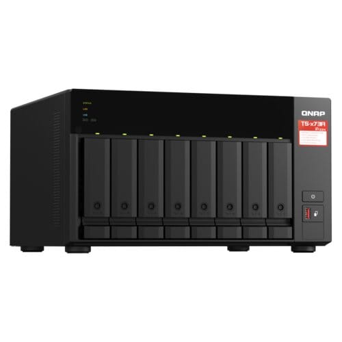 QNAP TS-873A panel posterior