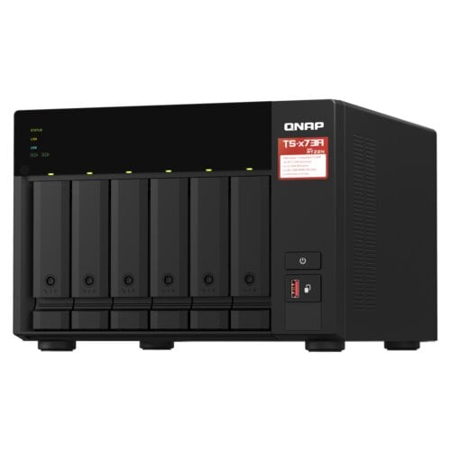 QNAP NAS QNAP TOWER 6 SLOTS 8GB RAM EXP5GB FLASH PROC AMD RYZEN TS