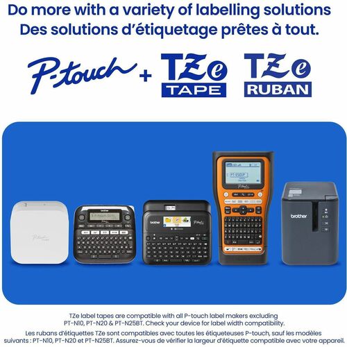 Cinta para etiquetas Brother TZe-211 empaque