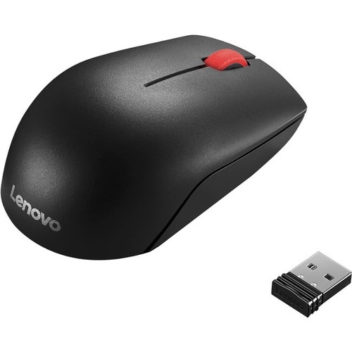 Mouse Lenovo Essential - Negro - Radiofrecuencia