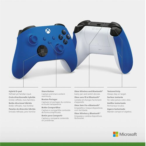 Control Xbox Azul - Paquete