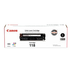 Toner Canon 118 BK Negro – Rendimiento 3400 páginas