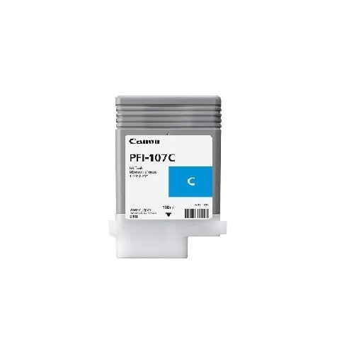 Cartucho Inkjet PFI-107 C Cyan 130ml para Canon imagePROGRAF iPF 670, 770