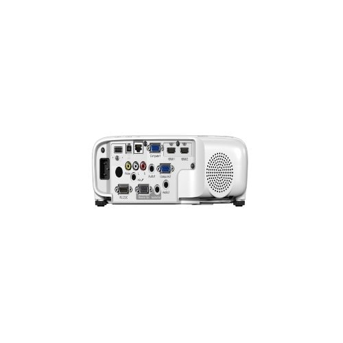 Epson PowerLite 119W – vista posterior con puertos HDMI, USB, RJ‑45 y VGA