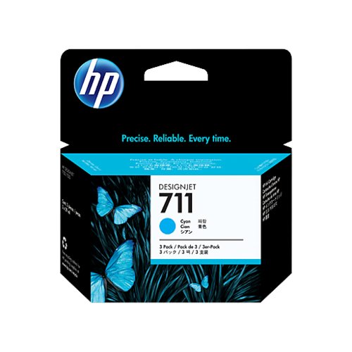 Cartucho HP 711 Cian - vista frontal