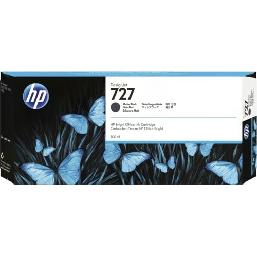 HP 727 Negro Matte - Detalle