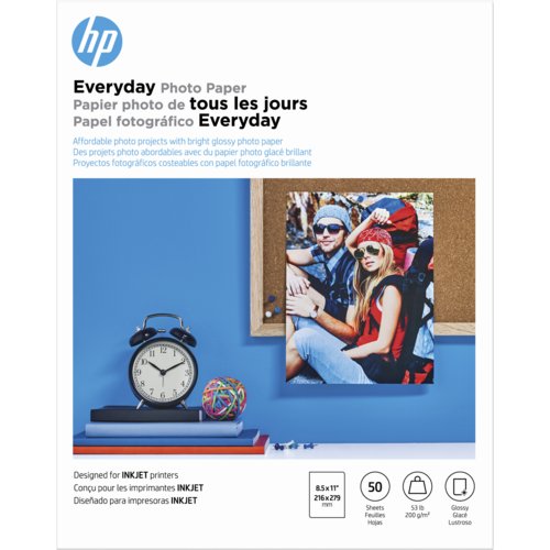 HP Photo Paper - 8.5x11 size