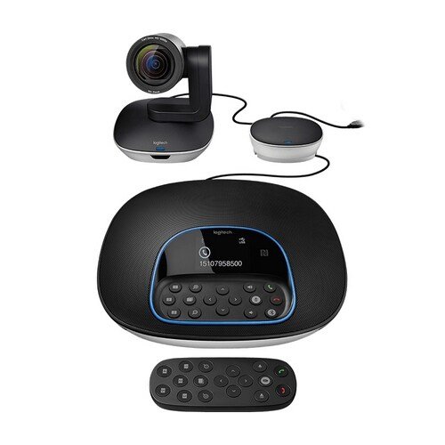 Cámara Logitech Group 1080p vista frontal