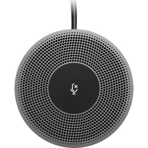 Micrófono Logitech conectado a cámara MeetUp