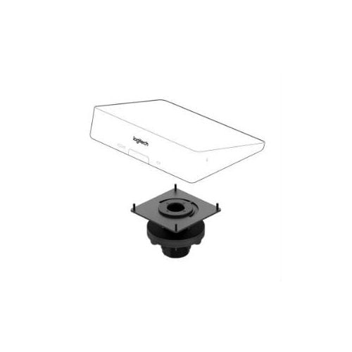 Montaje Logitech Tap para mesa - Instalación en mesa y detalle