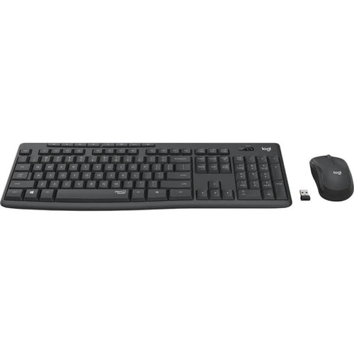 Logitech MK295 Teclado y ratón inalámbrico silencioso grafito