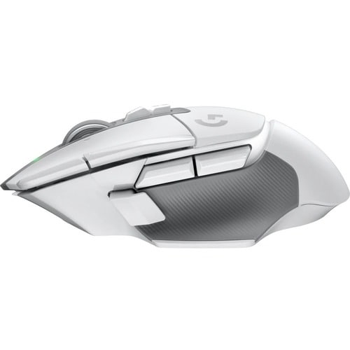 Logitech G502 X LIGHTSPEED sobre superficie blanca