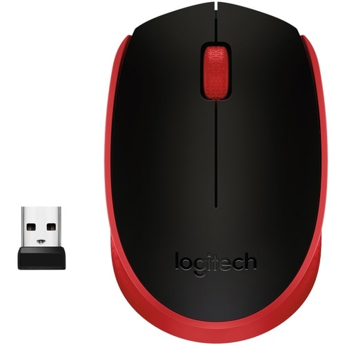 Mouse Logitech M170 Rojo vista frontal